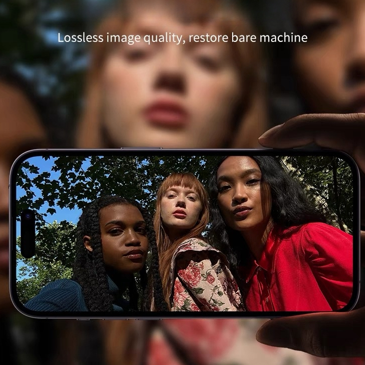 ใหม่ ฟิล์มกันรอยเลนส์กล้องโทรศัพท์มือถือ สีเทา สําหรับ compatible for iPhone 15 pro max 15 plus - รูปที่ 4