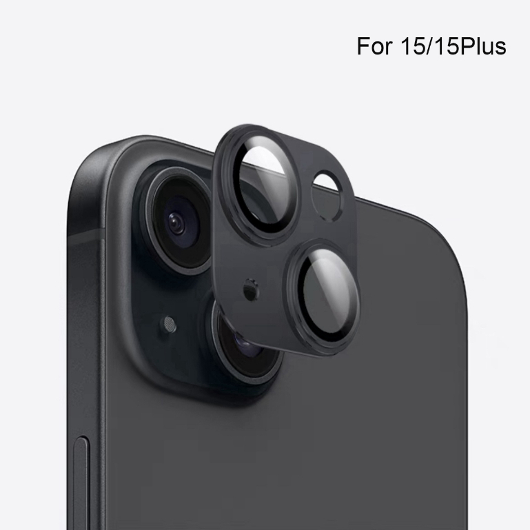 ใหม่ ฟิล์มกันรอยเลนส์กล้องโทรศัพท์มือถือ สีเทา สําหรับ compatible for iPhone 15 pro max 15 plus - รูปที่ 5