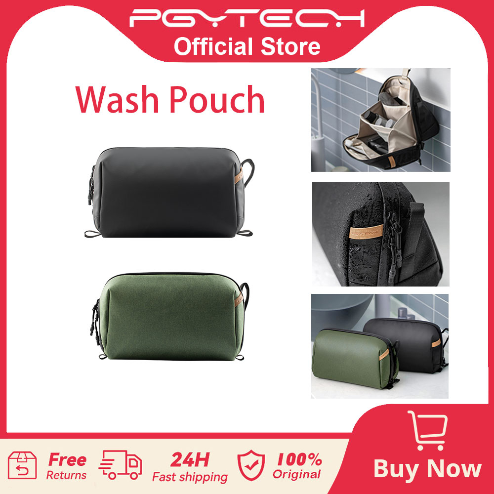 【ร้านค้าอย่างเป็นทางการ】PGYTECH กระเป๋าใส่ของเทคโนโลยี Wash Pouch กันน้ำ ใส่สาย USB โทรศัพท์มือถือ แบตเตอรี่ กล้องถ่ายภาพ การ์ด SD สำหรับการเดินทางธุรกิจแห้ง-เปียก