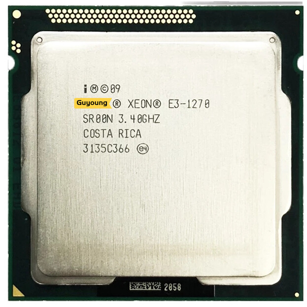 โปรเซสเซอร์ CPU Quad-Core ใช้แล้ว YZX Xeon E3 1270 E3-1270 3.4 GHz 8M 80W LGA 1155