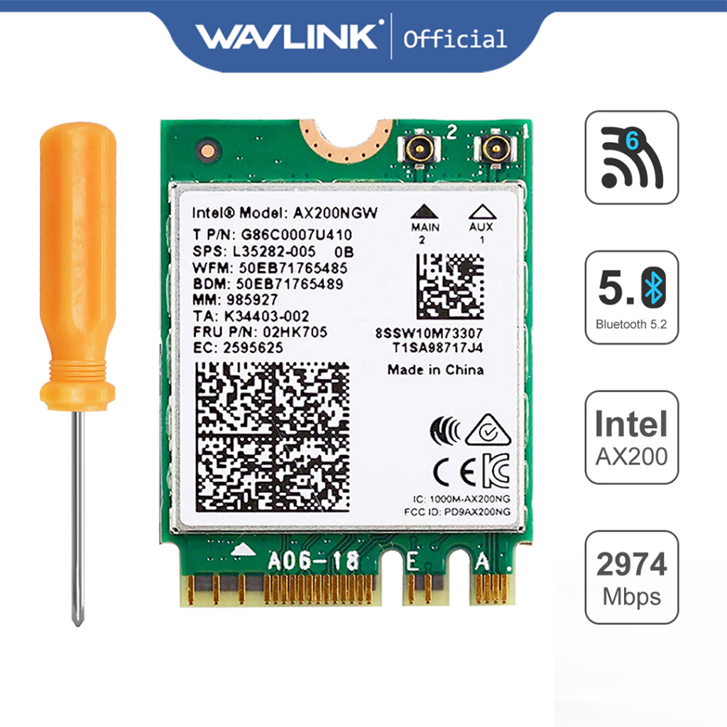 #WavlinkWiFi6AX200
#WiFi6DualBand
#Bluetooth5.2Upgrade
#IntelAX200Chipset
#MU-MIMOSupport