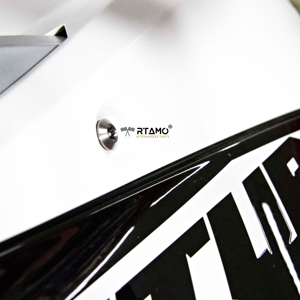 RTAMO สกรู ชนิด ไทเทเนียม M5x12Lx8S KTM Body Bolt Fender Nut Windshield Nut