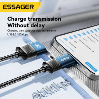 Essager Star 65w 4 In 1 สายเคเบิลข้อมูล ชาร์จเร็ว หลายอินเตอร์เฟซ