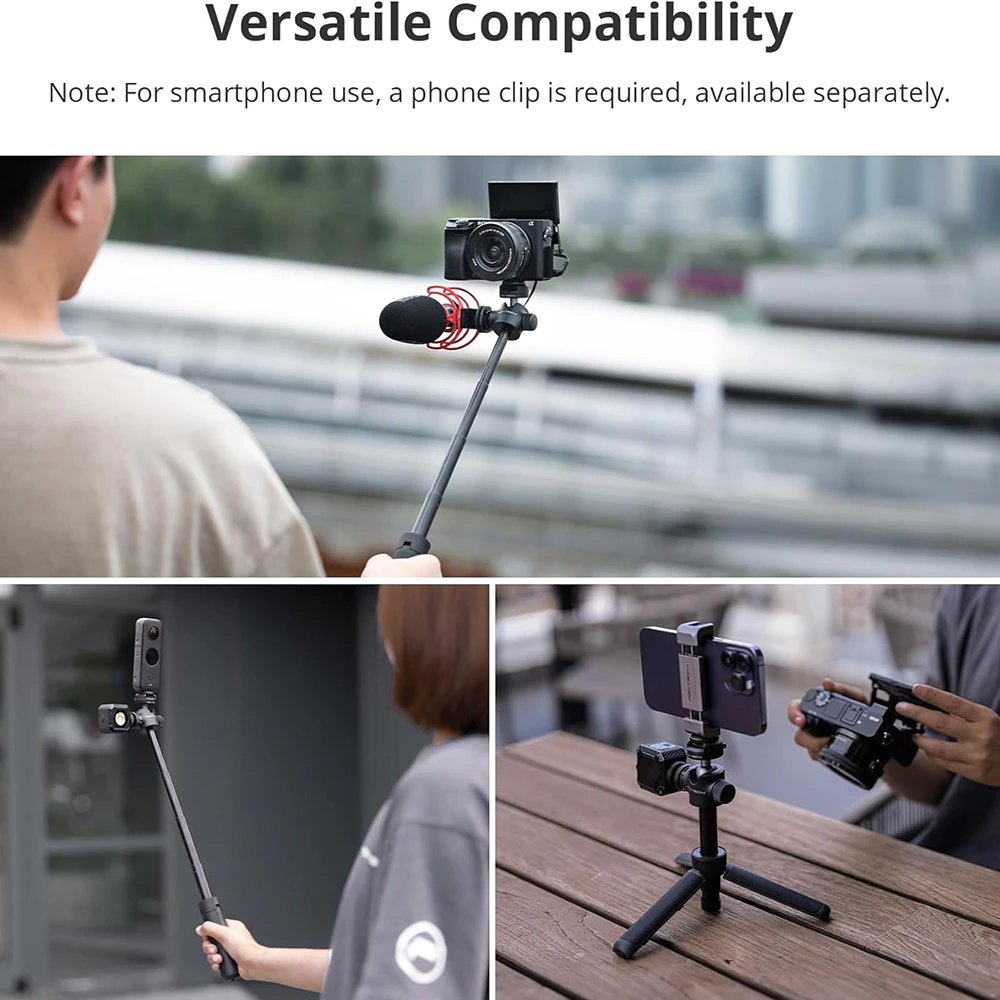 【ร้านค้าอย่างเป็นทางการ】PGYTECH CapLock ไม้เซลฟี่สติกทริปอ็อปสำหรับ DJI POCKET 3 สมาร์ทโฟน/กล้องมิเรอร์เลสกล้องแอคชั่น ขาตั้งขยาย thumbnail 5