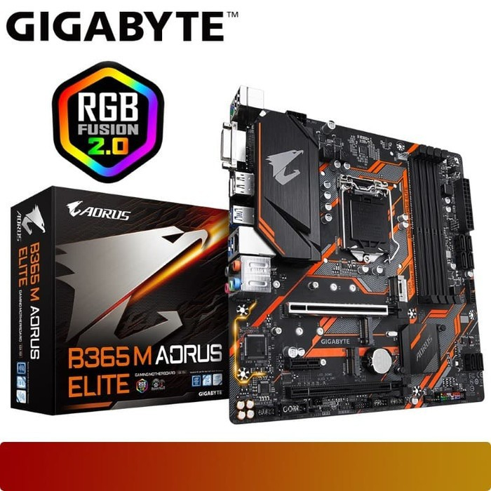 Gigabyte B360M B365M AORUS ELITE เมนบอร์ด LGA 1151 DDR4 64GB สําหรับ Intel B365M เดสก์ท็อปเมนบอร์ด U