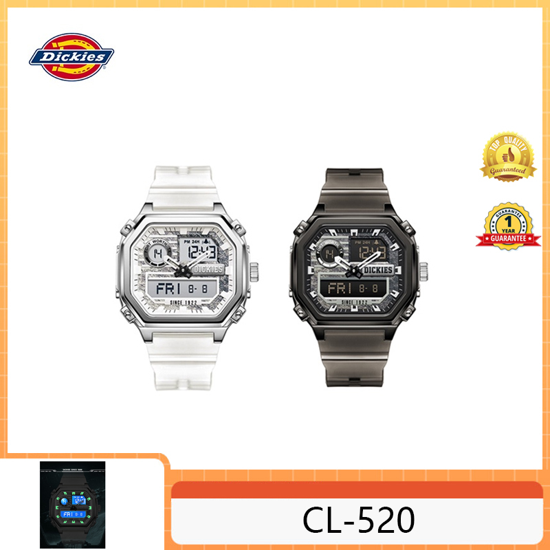 Dickies CL-520 นาฬิกาข้อมืออิเล็กทรอนิกส์ กันน้ํา อเนกประสงค์ สําหรับผู้ชาย