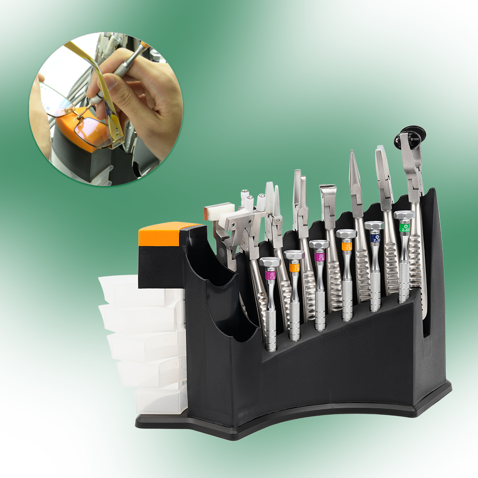 1set Plier Screwdriver Kit Screw Driver Set for Optical รูปที่ 5