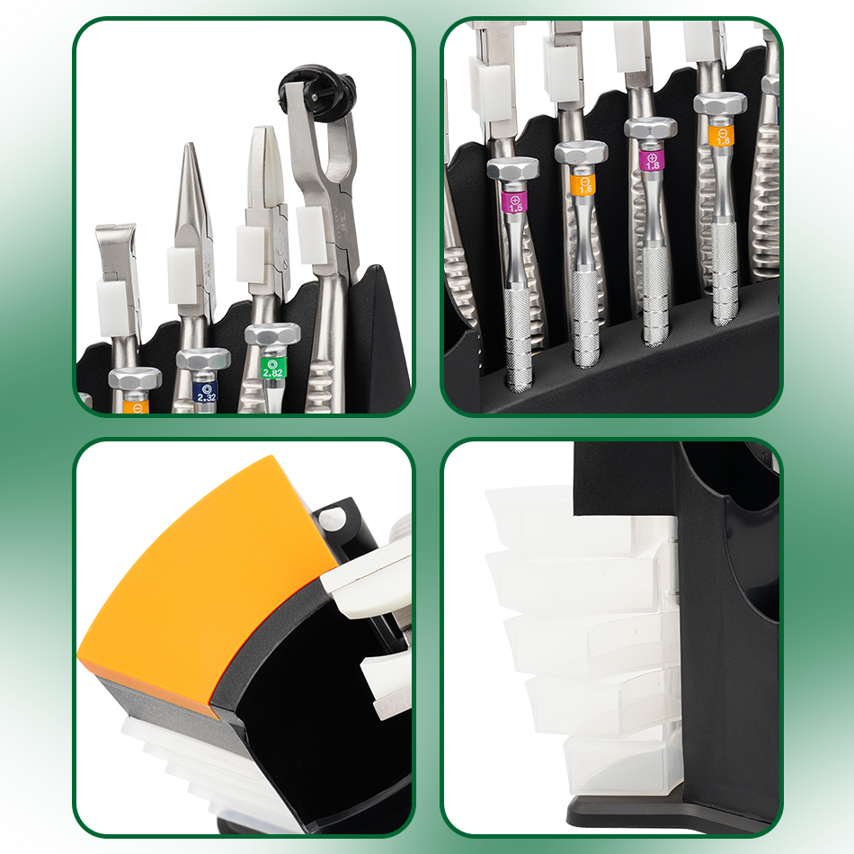 1set Plier Screwdriver Kit Screw Driver Set for Optical รูปที่ 6