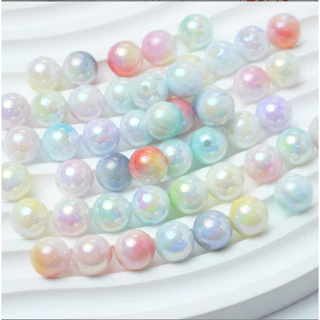 ลูกปัดทรงกลม แฮนด์เมด DIY สําหรับทําเครื่องประดับ