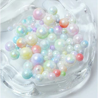 ลูกปัดทรงกลม แฮนด์เมด DIY สําหรับทําเครื่องประดับ