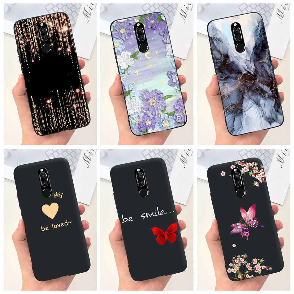 เคสโทรศัพท์มือถือ ซิลิโคนนิ่ม ลายผีเสื้อ ดอกไม้ สีแคนดี้ สําหรับ Huawei Nova 2i Nova2i RNE-L21 REN-L22
