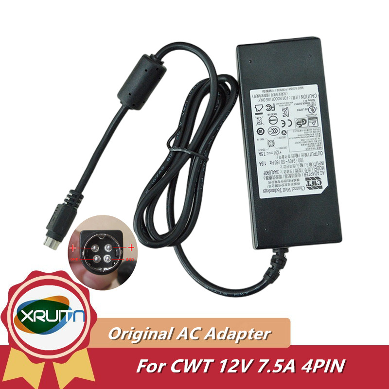 CWT 2AAL090F CAM ของแท้090121 12V 7.5A AC Power Adapter Charger สําหรับ SYNOLOGY DS416 DS415PLAY DS2