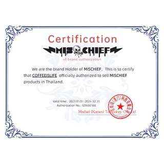 Mischief M40 เครื่องบดกาแฟแมนนวล – สแตนเลส, ทรงกรวย, Red Click คลิกเหมือน C40 MK4