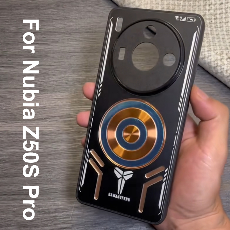 สําหรับ Nubia Z50S Pro กรณีทองแดงกระจายความร้อน Breathable หม้อน้ําสําหรับ Nubia Z50SPro 5G สําหรับ 