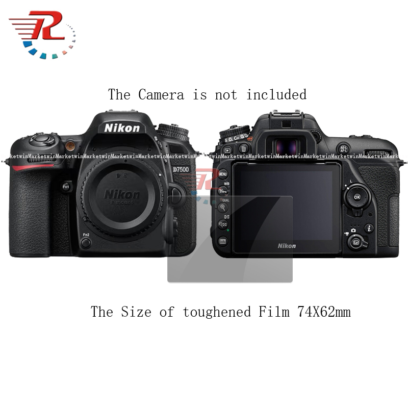 Nikon D7500 D7200 D7100 D7000 กระจกนิรภัยป้องกันหน้าจอสําหรับ Nikon D7500 D7200 D7100 D7000