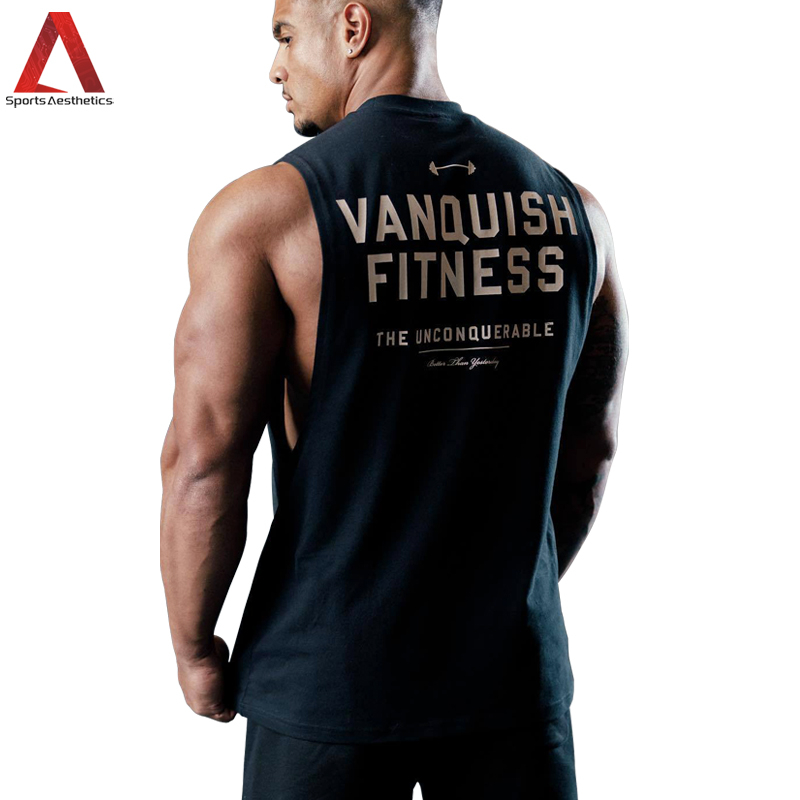 Vq เสื้อกล้ามลําลอง ผ้าฝ้าย แขนกุด เหมาะกับการวิ่ง เล่นกีฬา ฟิตเนส สําหรับผู้ชาย