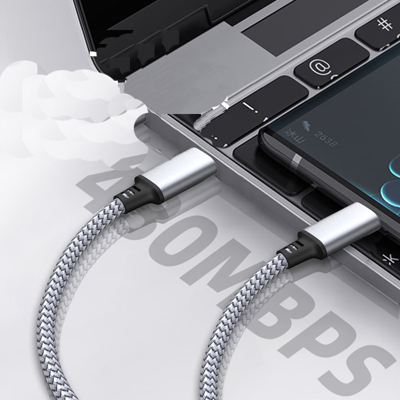 【 C to C 60W / 8 5 3 เมตร 】Type C to Type C สายชาร์จ USB Type-C to Type-C สําหรับโทรศัพท์ Android เปีย แล็ปท็อป - รูปที่ 6