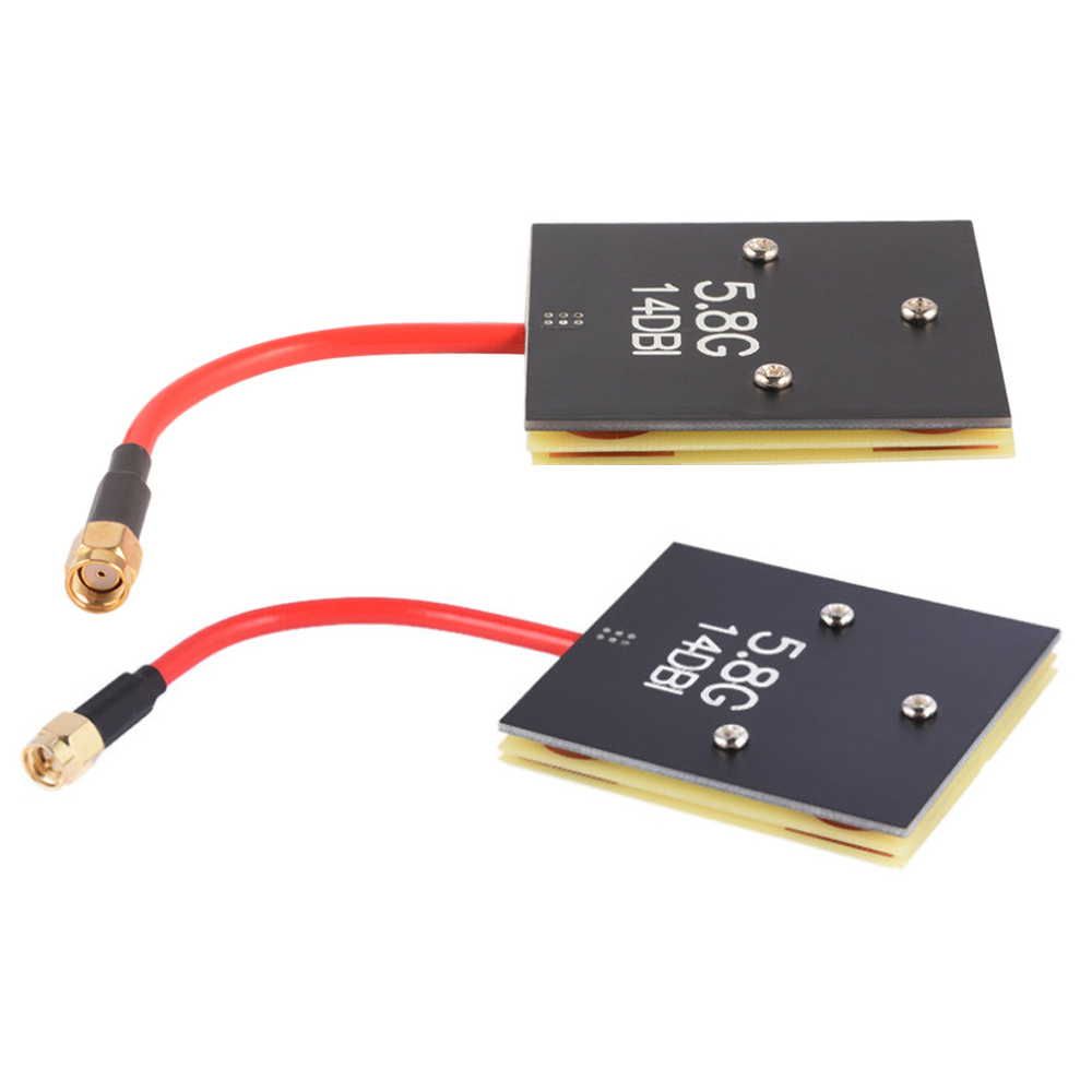 เสาอากาศโพลาไรซ์ 5.8G 14dBi ปลั๊ก SMA RP-SMA สําหรับโดรน FPV Google Quadcopter