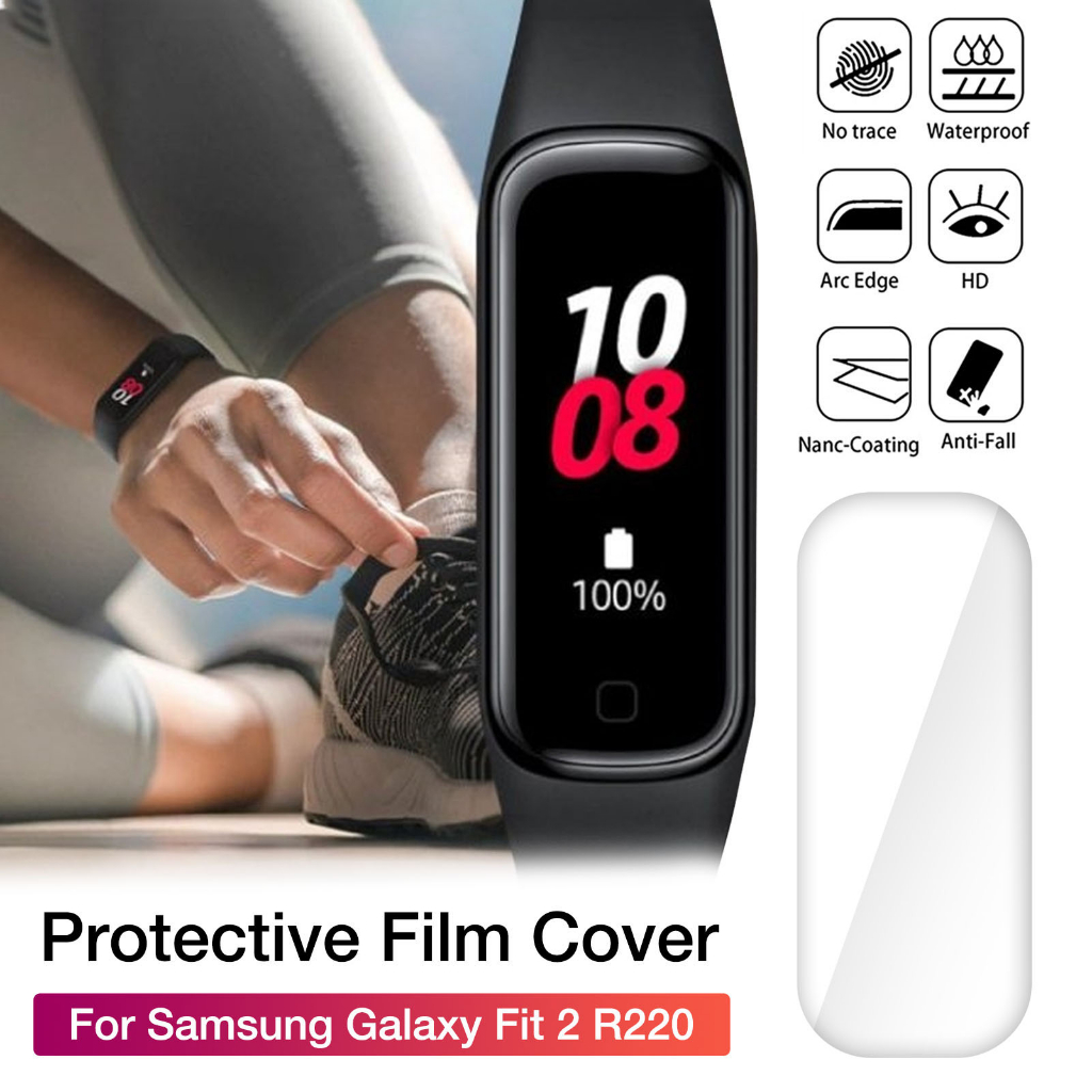 ฟิล์มกันรอยหน้าจอ TPU นิ่ม แบบใส สําหรับ Samsung Galaxy Fit 2 Samsung Fit2
