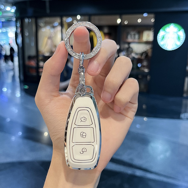 เคสรีโมทกุญแจรถยนต์ สําหรับ ford Fiesta Focus EcoSport