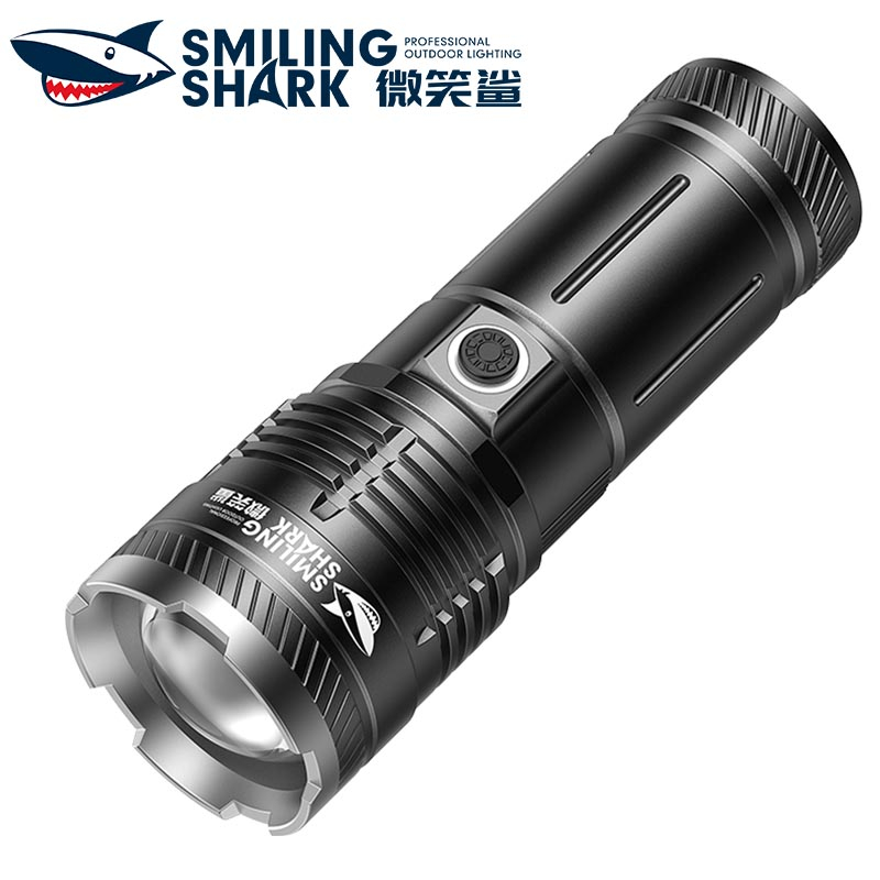 Smilingshark LED-6000 ไฟฉาย LED แสงสว่างสูง 6000lm สำหรับตั้งแคมป์ เดินป่า