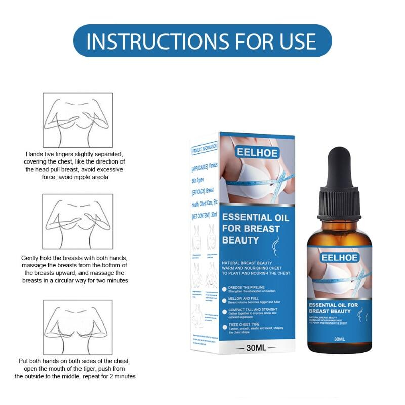 EELHOE ของแท้​💯% หน้าอกจากAเป็นD ครีมนมโต Breast Enlargement ​Oil เซรั่มนมโต เสริมหน้าอก