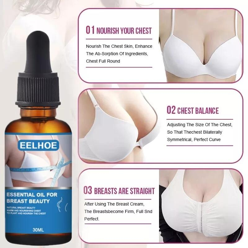 EELHOE ของแท้​💯% หน้าอกจากAเป็นD ครีมนมโต Breast Enlargement ​Oil เซรั่มนมโต เสริมหน้าอก