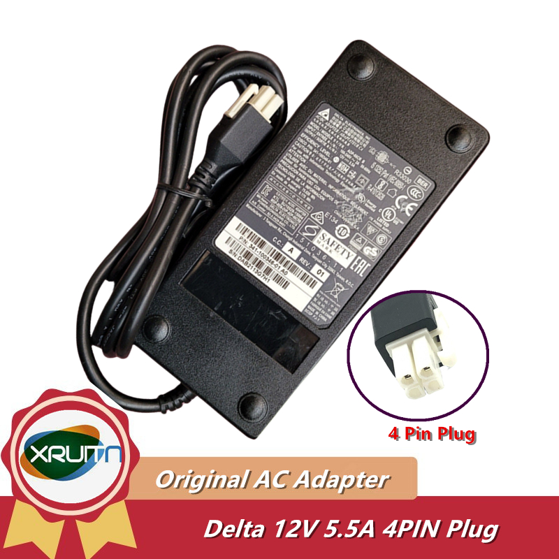 Original Delta ADP-66CR B 12V 5.5A 66W AC Adapter Charger สําหรับ CISCO PA-1660-2SA 341-100346-01 89