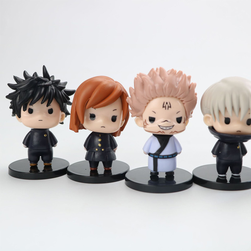 โมเดลฟิกเกอร์ PVC อนิเมะ Jujutsu Kaisen Itadori Yuji Gojo Satoru Fushiguro Megumi Inumaki Toge Nobara Panda Q Version ขนาด 7-8 ซม. ของเล่นสําหรับเด็ก 8 ชิ้น ต่อชุด - รูปที่ 3