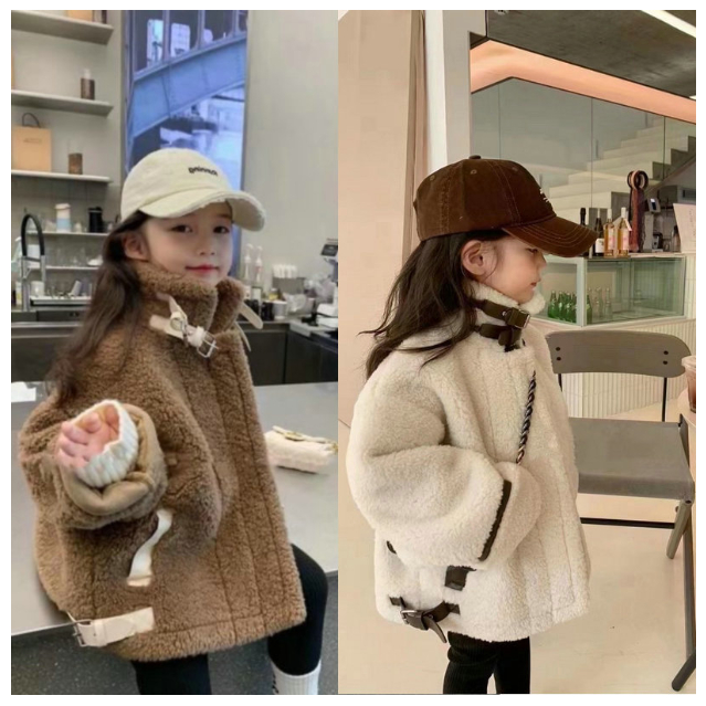 เสื้อแจ็กเก็ต ผ้าฟลีซ แบบหนา ออกแบบดี เหมาะกับใส่ในสวน สําหรับเด็กผู้ชาย และเด็กผู้หญิง