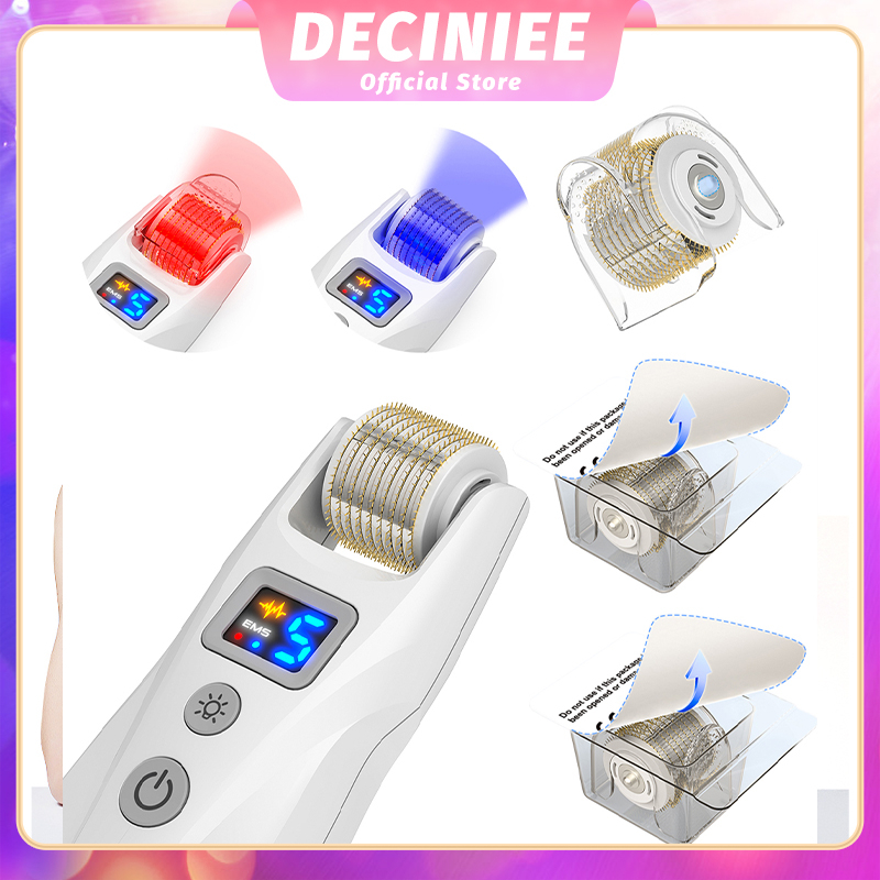 Bio Roller G5 Derma หัวลูกกลิ้งไทเทเนียม 540 EMS ไมโครลูกกลิ้ง สําหรับการดูแลผิว 5 ชิ้น