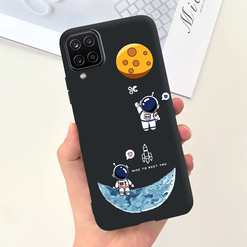 เคสซิลิโคนนิ่ม ลายไดโนเสาร์ นักบินอวกาศ สําหรับ Samsung Galaxy A12 Samsung A12 A42 M12 M42 5G