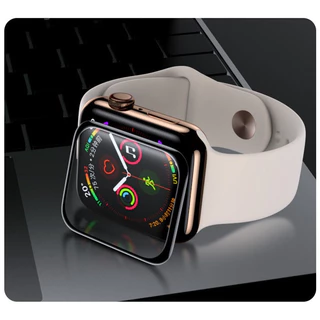 ฟิล์มกระจกนิรภัยกันรอยหน้าจอ 3D แบบโค้ง เต็มจอ สําหรับ Watch Series11, 10 9 8 7 6 5 4 3 2 1 SE SE2 Ultra Ultra 2 ขนาด 45/41/38/42 มม. 40 มม. 44 มม. Compatible for iwatch ฟิล์ม
