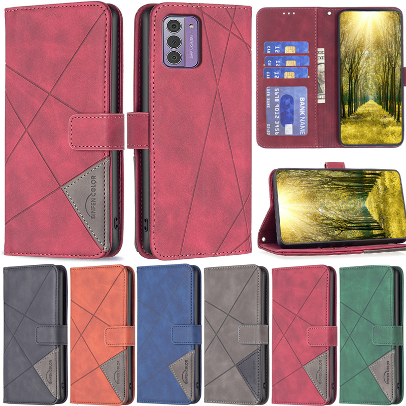 เคสโทรศัพท์หนัง Pu นิ่ม ฝาพับ พร้อมช่องใส่บัตร ตั้งได้ หรูหรา สําหรับ Nokia G42 5G C02 G310 C12 Plus C12 Pro C22 C32 G22 C21