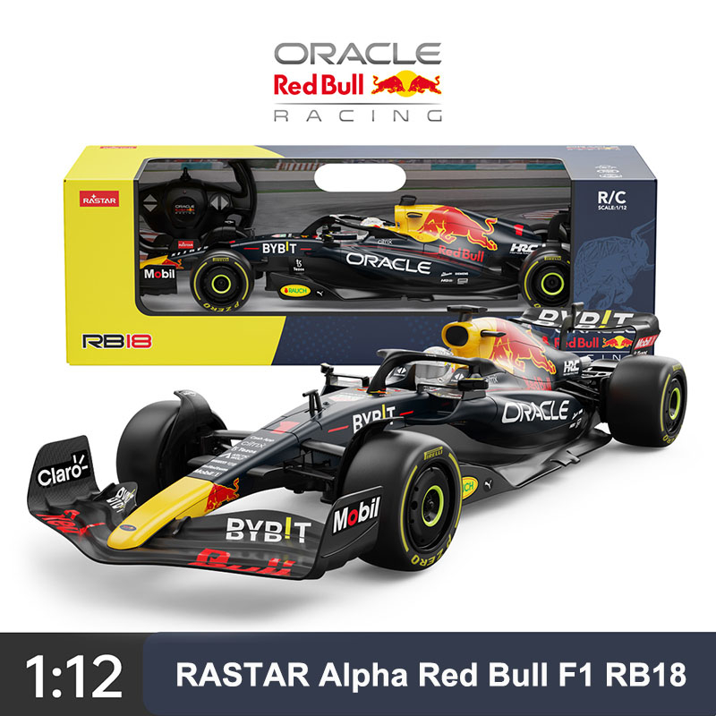 Rastar Alpha 1/12 Red Bull F1 RB18 รถแข่งบังคับวิทยุ ชาร์จ USB ของเล่นสําหรับเด็กผู้ชาย