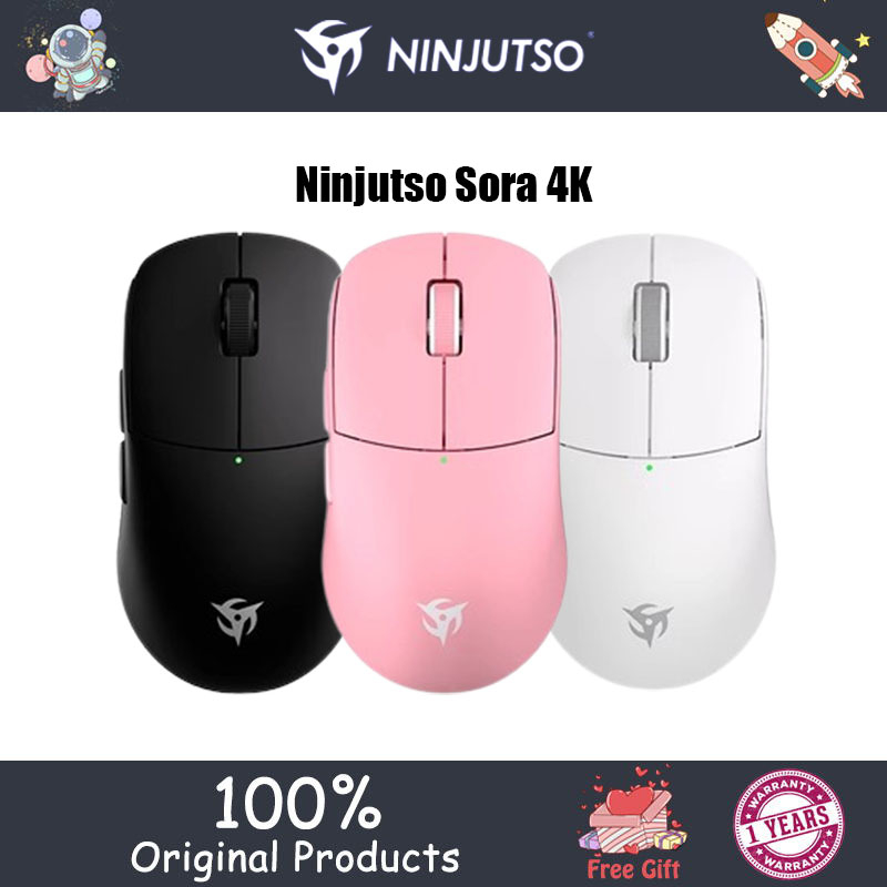 Ninjutso Sora 4K เมาส์ไร้สาย น้ําหนักเบา 45 กรัม สําหรับเล่นเกมอีสปอร์ต