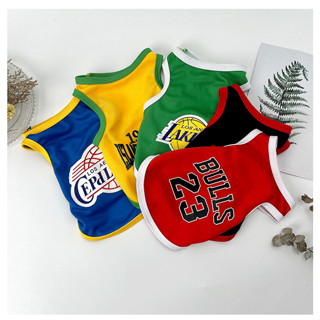 เสื้อเชิ้ตบาสเก็ตบอล สําหรับสัตว์เลี้ยง แมว #A015