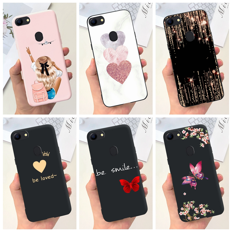 Oppo F1s / F3 / F5 (F5 Youth) / F7 / F9 (F9 Pro) / F11 / F11 Pro สวยงาม ทาสี สีลูกกวาด ซิลิโคนนิ่ม TPU เคส