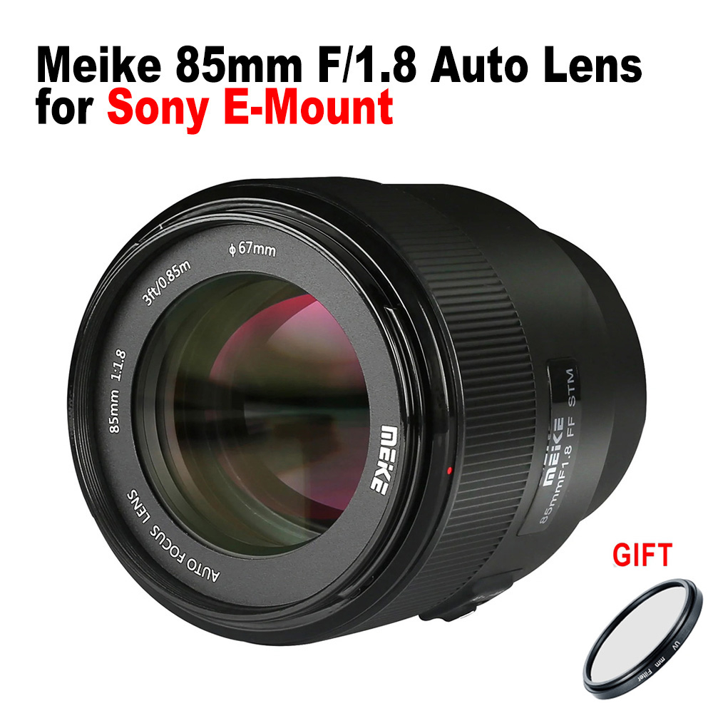 Meike เลนส์โฟกัสอัตโนมัติ เต็มกรอบ 85 มม. F/1.8 สําหรับกล้อง Sony E-Mount