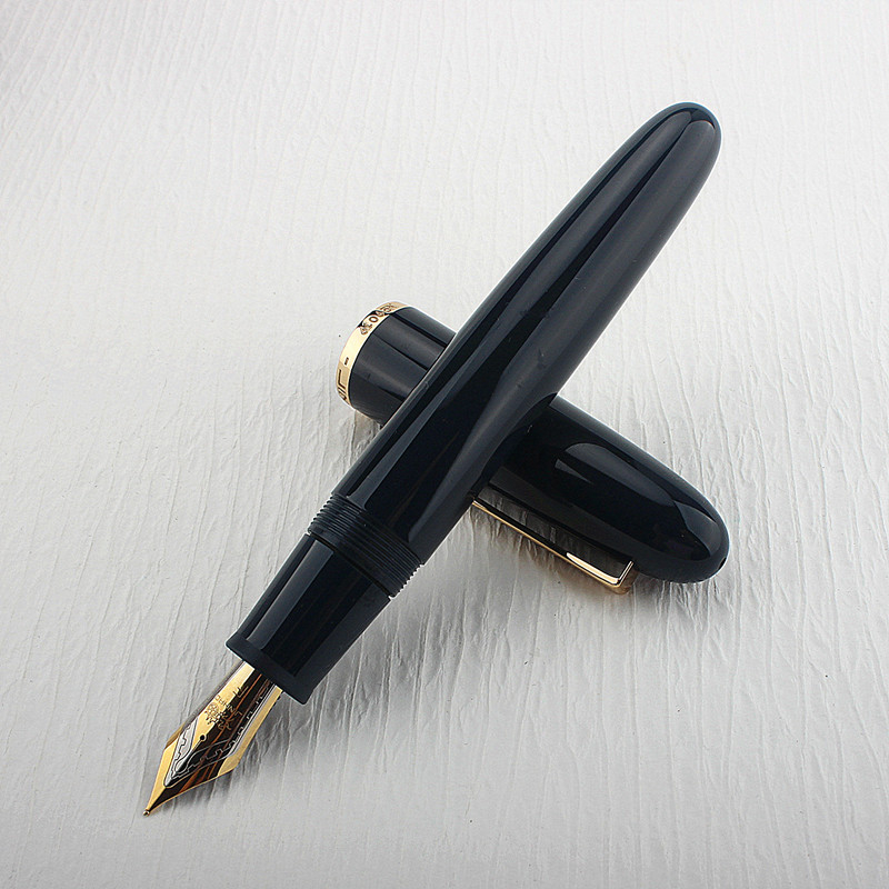 หรูหรา จินห่าว 9019 Fountain ปากกาอะคริลิคโปร่งใสหมุนปากกา 40 มม. Nib เครื่องเขียนสํานักงานอุปกรณ์การเรียนเขียนปากกา - รูปที่ 7