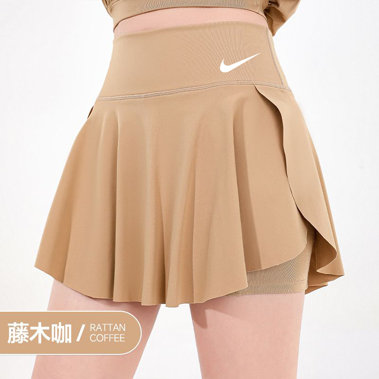 กระโปรงสั้น เอวสูง แต่งจับจีบ ป้องกันแสงสะท้อน แห้งเร็ว เหมาะกับใส่เล่นโยคะ แบดมินตัน เทนนิส แฟชั่นสําหรับสตรี 2023