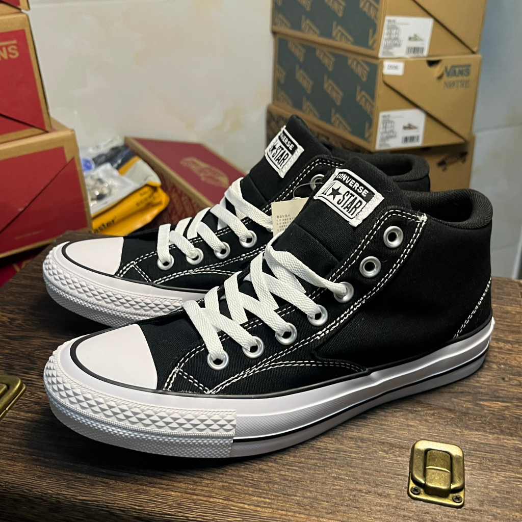 Converse Chuck All Star Malden รองเท้าผ้าใบลําลองสีดํา