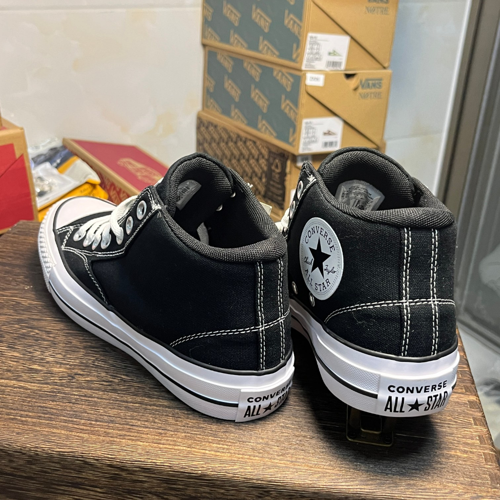 Converse Chuck All Star Malden รองเท้าผ้าใบลําลองสีดํา