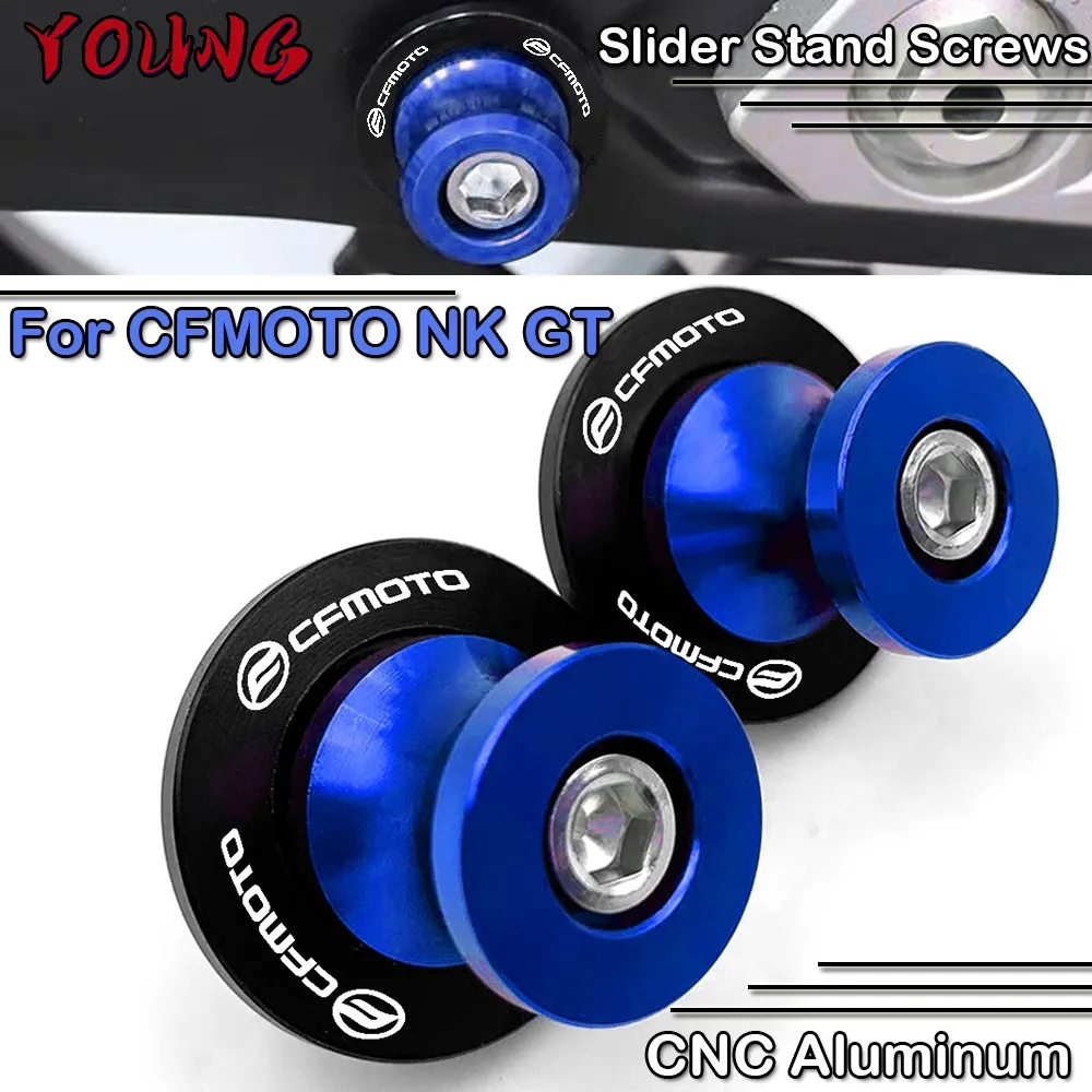สกรูสวิงอาร์ม CNC 10 เมตร สําหรับรถจักรยานยนต์ CFMOTO 650MT 800MT 150NK 250NK 300NK 650NK 400NK 400GT 650TR-G 2 ชิ้น