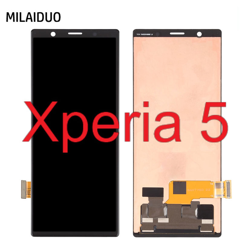 หน้าจอ LCD สําหรับ Sony Xperia 5 LCD X5 J8210 J8270 J9210 จอแสดงผล LCD Touch Screen Digitizer Assemb