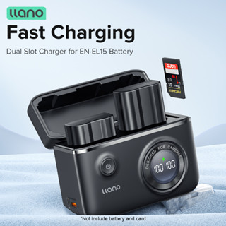 ที่ชาร์จแบตเตอรี่กล้อง Llano พร้อมช่องเสียบการ์ด SD สําหรับ …