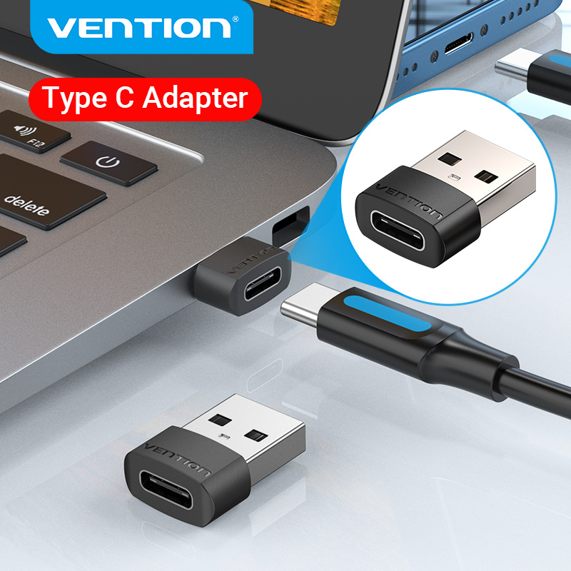 VENTION อะแดปเตอร์ Type C ตัวเมีย เป็น Usb A ตัวผู้ สําหรับ Samsung S9 Huawei CD