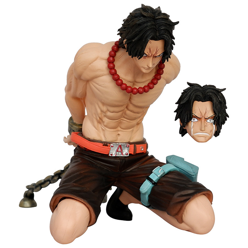 โมเดลฟิกเกอร์ Pvc รูปปั้นอนิเมะ One Piece Portgas D Ace ขนาด 12 ซม. เหมาะกับของขวัญ ของเล่นสะสม สําหรับตกแต่ง