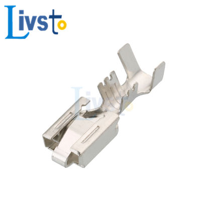 ขั้วต่อสายไฟ ทองแดง ทองเหลือง DJ6221-6.3C 6.3 มม. สําหรับลําโพงรถยนต์ Delphi 50 100 ชิ้น 12124685