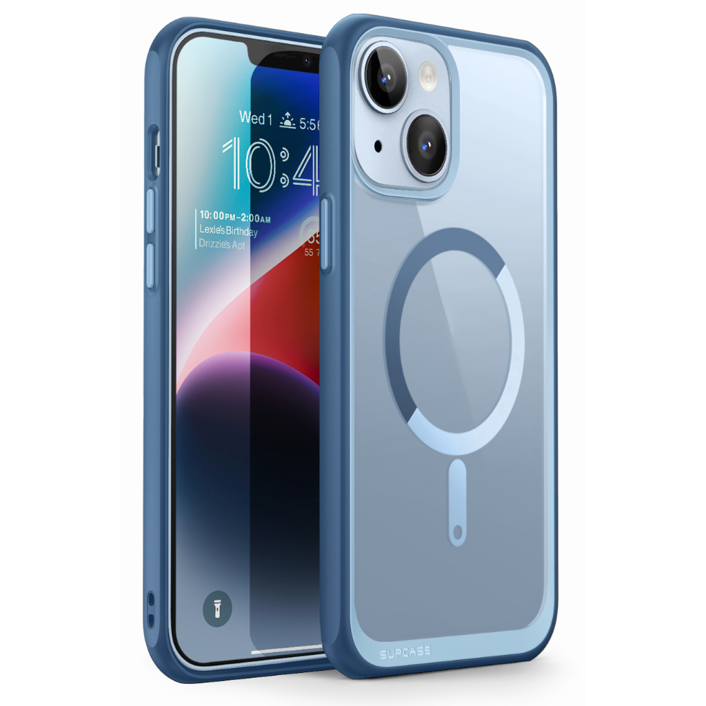 Supcase เคส Unicorn Beetle Mag สําหรับ iPhone 14 Plus 6.7 ใช้งานร่วมกับชาร์จไร้สายกันกระแทกป้องกัน Slim Clear Case